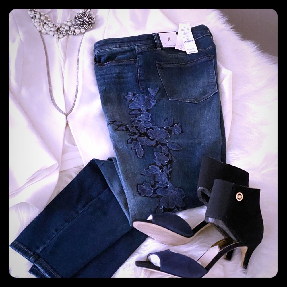 Brand New Navy and Black 2 part Bootie